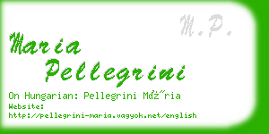 maria pellegrini business card